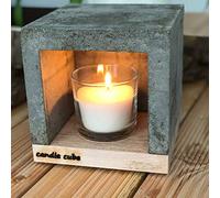 Candle cube© Petite bougie chauffe-plat en céramique pour bougie chauffe-plat, Coton doux.