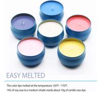 Candle Dye And Wax Pigment-12 Colours Dye For Craft Candle Creation-Melts Dyes