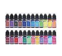 Candle Dye Liquid Candle Color Dye Soap Coloring Candle Coloring 10ml for Epoxy Resin,Candle Making,DIY Art Craft Project, Soy Wax, Soy Candle, 24 Color