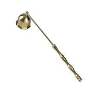 Candle Extinguisher Snuffer - Vintage Bell Shaped Long Handle | Stainless Steel Flame For Indoor Home Kitchen Hotel Birthday Holiday Party Family Adults, Polished Metal Wick Put Out Accessory Set