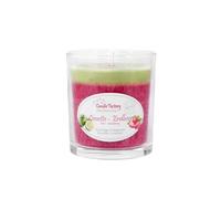 Candle Factory Party Light Bougies parfumées en stéarine végétale dans un verre à whisky, environ 30 h de combustion, parfum citron vert fraise