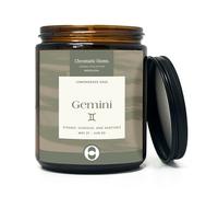 Candle Gemini 9oz Zodiaque avec 50h de combustion - Cadeaux d'astrologie pour femme