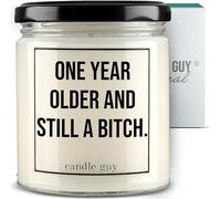 candle guy Bougie parfumée | Un an de plus et toujours une | Coulée à la main 100 % cire de soja | 70 heures de combustion