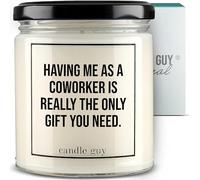 candle guy Having Me As A Coworker Is Really The Only Gift You Need Bougie parfumée fabriquée à la main à 100 % en cire de soja Durée de combustion 70 heures