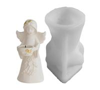 Candle Holder Mold Chritmas Angel DIY Casting Moulds | Candlestick Holder Mold for Artists Beginners Art Teachers Hobbyists Craft Lovers Home Apartment Office Events Workshop