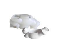 Candle Holder Silicone Mold Bracket Molds Bear Shape Handmade Art Supplies Suitable for Making Holder Resin Casting Molds