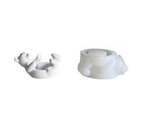 Candle Holder Silicone Mold Bracket Molds Bear Shape Handmade Art Supplies Suitable for Making Holder Resin Casting Molds