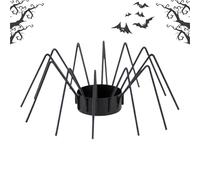 Candle Holder, Spider Lamp Stand for Home, LED Design with Portable Function, Halloween Decoration for Tabletop, Mantels, Shelves, Balconies and Fireplaces, 5.83x5.83x2.17 inches