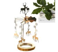 Candle Holder Thermal Round Tray Rotating Candlestick Scented