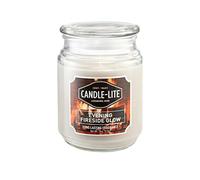 Candle-lite - Bougie parfumée dans Verre, Evening de Fireside Glow 510 g, Gris, 10 x 10 x 14,5 cm