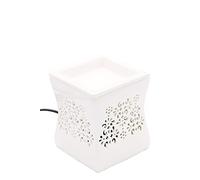 CANDLE LITE électrique de Parfum Lampe avec lumière, Nata, Blanc, 10 x 10 x 12 cm