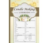 Candle Making Business Logbook: Crafted Candle Maker’s Journal for Recipes, Burn Tests, Inventory, Orders & Expenses - Ideal for Small Shops and Handmade Gift Makers