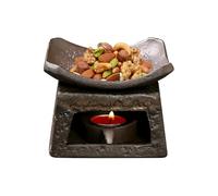 Candle Melts Warmer - Handmade Ceramic Aromatherapy Stove, Compact Wax Melt Diffuser for Meditation Room, Elegant Decorative Accent, Scent Tool, Stylish Home Accessory for Kitchen and Bathroom