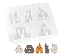 Candle Mold - 13x12cm Silicone Castle 3D Scented Candle Making Tool