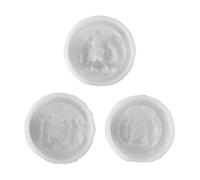 Candle Mold - 3D Nativity Scene Christmas Decor Form, Non Stick Wax Soap Resin Craft Mold, Decorative Religious Sculpture Maker Tool | For Living Room Fireplaces Tables Bedroom Kitchen Window Study