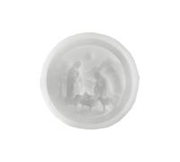 Candle Mold - 3D Nativity Scene Christmas Table Centerpieces | Non-Stick Soap Wax Candle Molds for Living Room Fireplaces Tables Bedroom Kitchen Window Study Room Office Party