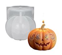 Candle Mold | Halloween 3D Plaster Epoxy Casting Mould | 1.15×1.25×1.28inch Molds Candle Making | for Wax DIY Home Decoration Arts Crafts Halloween
