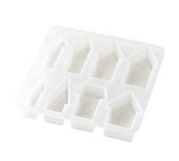 Candle Molds | 8 Cavity Craft Making Plaster Concrete Casting Moulds | Candle Molds | 8 Cavity Craft Making Plaster Concrete Casting Moulds | Silicone House Mould | for Home School Dormitory