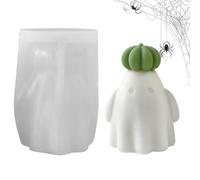 Candle Molds, Halloween Cement Moulds for Candle Making, Pumpkin Ghost Shape Plaster Mold for Wax Crafts, Home Decor for Craft Teachers, Event Planners, Decoration Enthusiasts, Art Projects