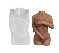 Candle Molds Silicone - 3D BodySilicone Sculpture Mould, Resin Clay Wax Crafting | Detailed Figure Shape For Cupcake Gum Paste Decorating And DIY Art Projects Decor Cabinet