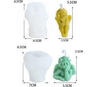 Candle Moulds,Silicone Candle Mould,Candle Mold Set,Use As Home Decoration (B).[W390]