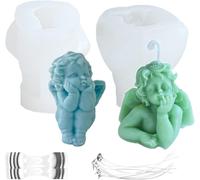 Candle Moulds,Silicone Candle Mould,Candle Mold Set,Use As Home Decoration (B).[W391]