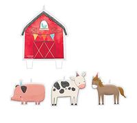 CANDLE SET BARNYARD BDAY