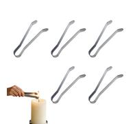 Candle Snuffer - Acier inoxydable 10cm | Outil d'extinction en acier 5 pièces | Putting Out Candle Flame Tweezers - For Family Men Women Kitchen Home Indoor Birthday
