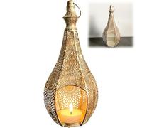 Candle Stick Holder,Hollow-Out Geometric Design Lamp Stand,Metal Taper Decorative Candle Holders,for Dining Room,Home Decor,Wedding,Christmas,Thanksgiving Fireplace,Table Centerpiece (Gold)