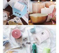 Candle Wicks 2 Rolls 61m/200ft Cotton Wick Candle Wick For Candle Making,Diy Candle.[W187]