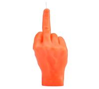 CandleHand Bougie de geste de la main F * CK YOU - grande taille réelle de la main 22 x 9 x 8 cm - anniversaire inhabituel, bureau, cadeau de pendaison de crémaillère (Or)