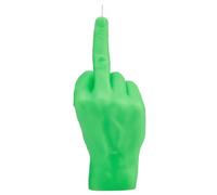 CandleHand Bougie de geste de la main F * CK YOU - grande taille réelle de la main 22 x 9 x 8 cm - anniversaire inhabituel, bureau, cadeau de pendaison de crémaillère (Vert)