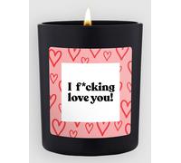 CandleHand I F*Cking Love You Chatty Bougie à motifs Uni