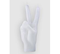 CandleHand Peace Small Candle blanc Uni