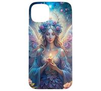 Candlelit Forest Fairy Floral Fantasy Moonlight Glow Look Coque pour iPhone 15 Plus