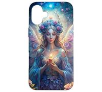 Candlelit Forest Fairy Floral Fantasy Moonlight Glow Look Coque pour iPhone 16 Plus
