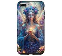 Candlelit Forest Fairy Floral Fantasy Moonlight Glow Look Coque pour iPhone 7 Plus/8 Plus