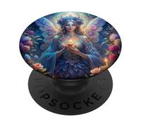 Candlelit Forest Fairy Floral Fantasy Moonlight Glow Look PopSockets PopGrip Adhésif