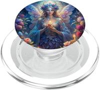 Candlelit Forest Fairy Floral Fantasy Moonlight Glow Look PopSockets PopGrip pour MagSafe