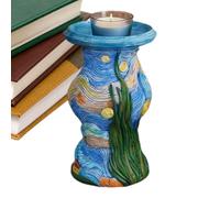 Candlestick Holder - 10x10x15.6cm Tea Light Holder, Round Decorative Candle Plate Farmhous, Elegant Dinner Party Decorations, Birthday, Garden, Wedding, Home Decor, Made by Talking Tables