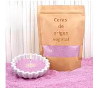 CANDLEVAL Cire sable pour fabrication de bougies avec mèches - Kit pour fabrication de bougies DIY - 10 couleurs de granules de cire de bougie avec 5 mèches - Perles de légumes pour rose 100 g