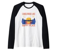 Candlewood Lake Is My Happy Place Camping Sayings Camper Manche Raglan
