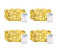 CandLuc Guirlande Lumineuse ma Minuterie 3 mètre 30LEDs Guirlande LED Mini Guirlande Lumineuse a Pile IP65 étanche LED a Pile pour Interieur Exterieur, Vacances, Mariage, Fête, Noël, Chambre