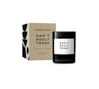 Candly&Co N°1 Can't Adult Today/Bougie parfumée luxueuse/ 100% soja/Verre fumé/Mèche en coton/ 250g/ Géranium, encens, rose, bois d'Orient, ambre, musc blanc/Fabriquée à la main dans l'UE