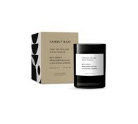 Candly&Co N°1 On dit que vous êtes ce que vous mangez/Bougie parfumée luxueuse/ 100% soja/Verre fumé/Mèche en coton/ 250g/ Géranium, Encens, Rose, Bois d'Orient, Ambre, Musc blanc/Production UE