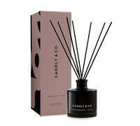 Candly&Co N° 7 Framboises - Rose/Bâtonnets de parfum luxueux/Flacon en verre fumé/8 bâtonnets/200 ml/Framboises, rose, grenade, vanille crémeuse, fleur de cerisier, musc/Fabriqué à la main dans l'UE