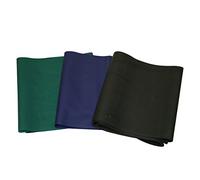 CanDo 10-5682 Latex-Free Exercise Band Pep Pack, Moderate, Green/Blue/Black