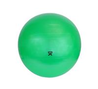 CanDo Ballon d’Exercice Gonflable 65 cm Vert - Ballon de Stabilité Antidérapant pour l’Équilibre, le Renforcement du Tronc et la Coordination | Charge Maximale 136 kg