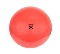 CanDo Ballon d’Exercice Gonflable 75 cm Rouge - Ballon de Stabilité pour l’Équilibre, le Renforcement du Tronc et la Coordination | Physiothérapie, Ergothérapie et Fitness | Charge Maximale 136 kg