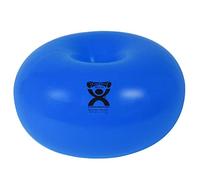 Cando Ballon Donut 85 cm Bleu - Ballon de Stabilité Gonflable pour Renforcement du Core, Yoga, Pilates, Entraînement de l’Équilibre et Assise Active, Capacité de 136 kg